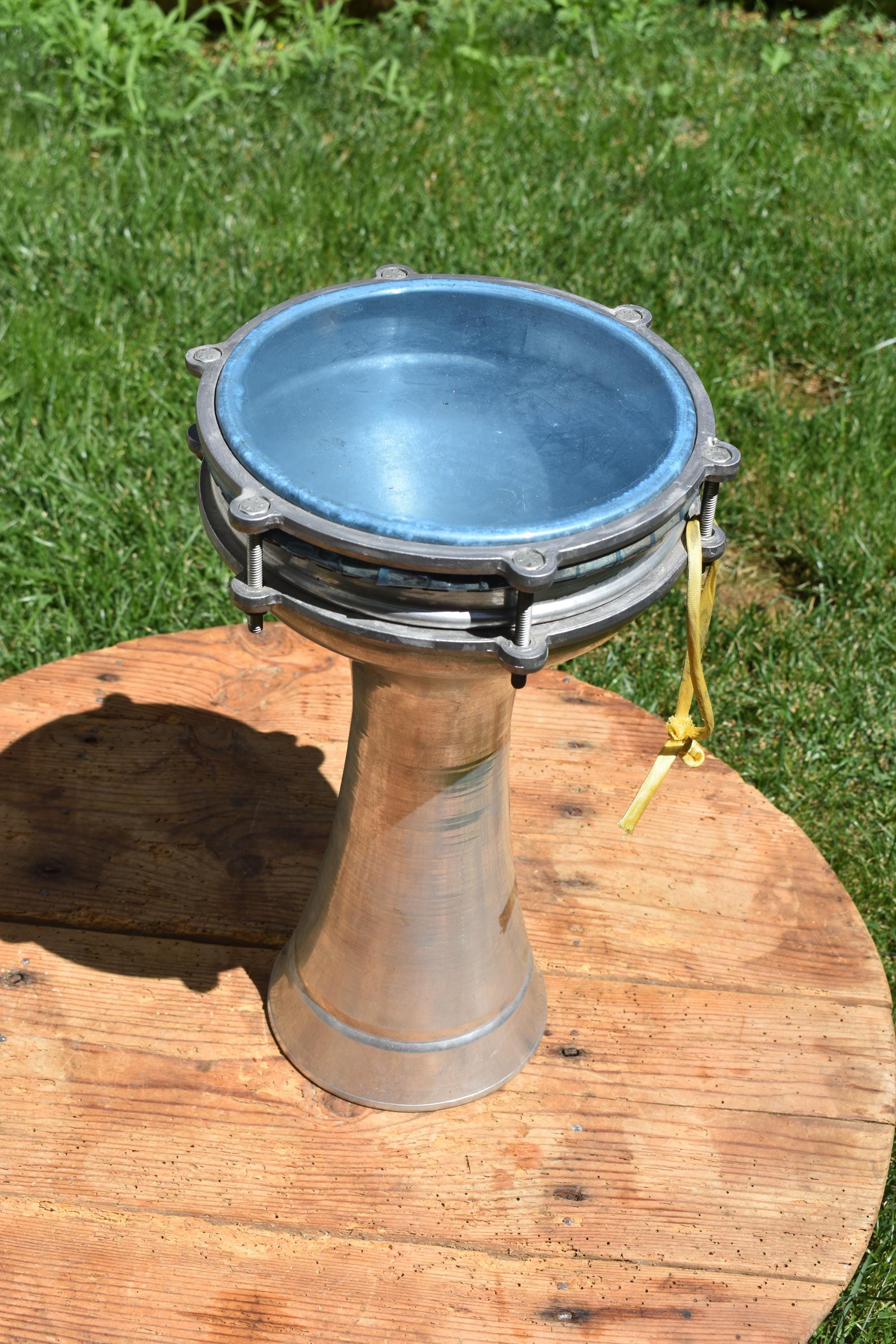 Vintage Darbuka: Retro Percussion Musical Instrument -39.5cm