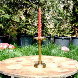 Brass Candleholder, Vintage candleholder, Taper Holders-Pillar Candleholder, Retro candleholder, Vintage home decor, Table candleholder.