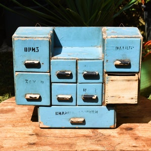 Vintage wooden spice box, Old spice cabinet, Wooden spice cabinet, Primitive storage cabinet for spices, Retro wall cabinet for spices