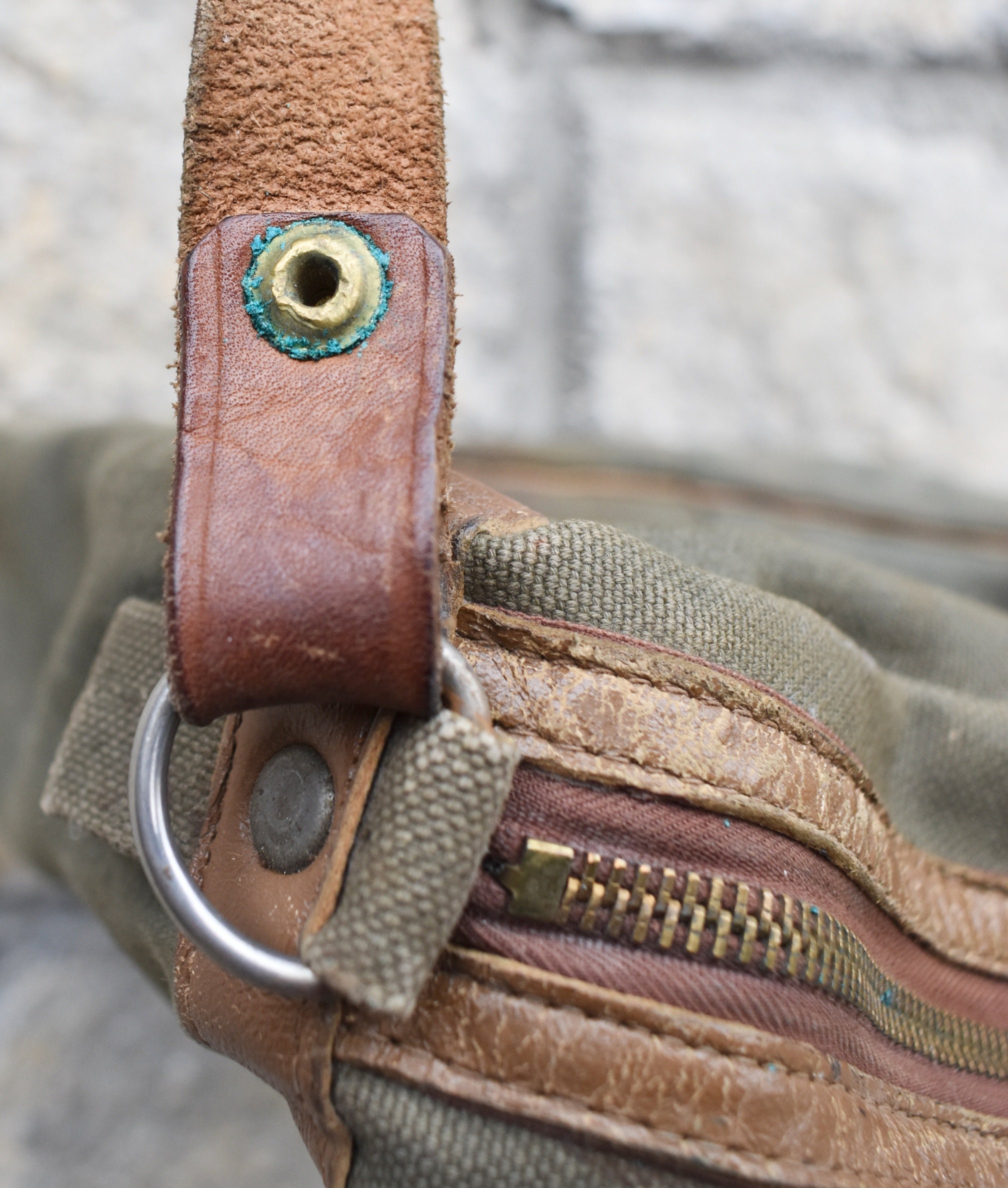 Vintage Shoulder Bag, Compact Shoulder Bag for Hiking