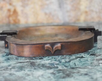 ヴィンテージ銅製灰皿：手作り鍛造レトロコレクターズアイテム - Etsy 日本