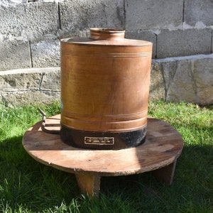 Vintage Kupfersprüher, Kupfersprinkler, Kupfergartensprüher, Gartensprüher, bulgarisches Sprüher, rustikales Dekor, Bauernhausdekor