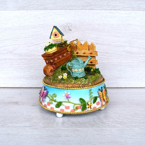 Musical Souvenir Decoration, Garden Decoration, Home Decoration, Old German Music Box, Vintage Musical Box, Music Box, Home Decor, Gift Idea