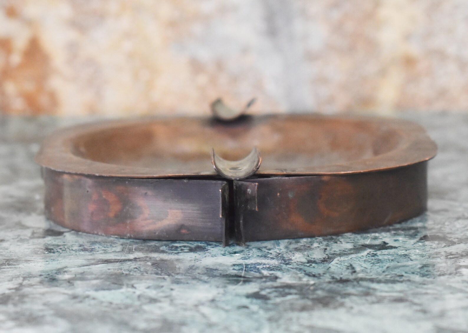 Copper Ashtray Handmade Copper Ashtray Vintage Ashtray Etsy Singapore