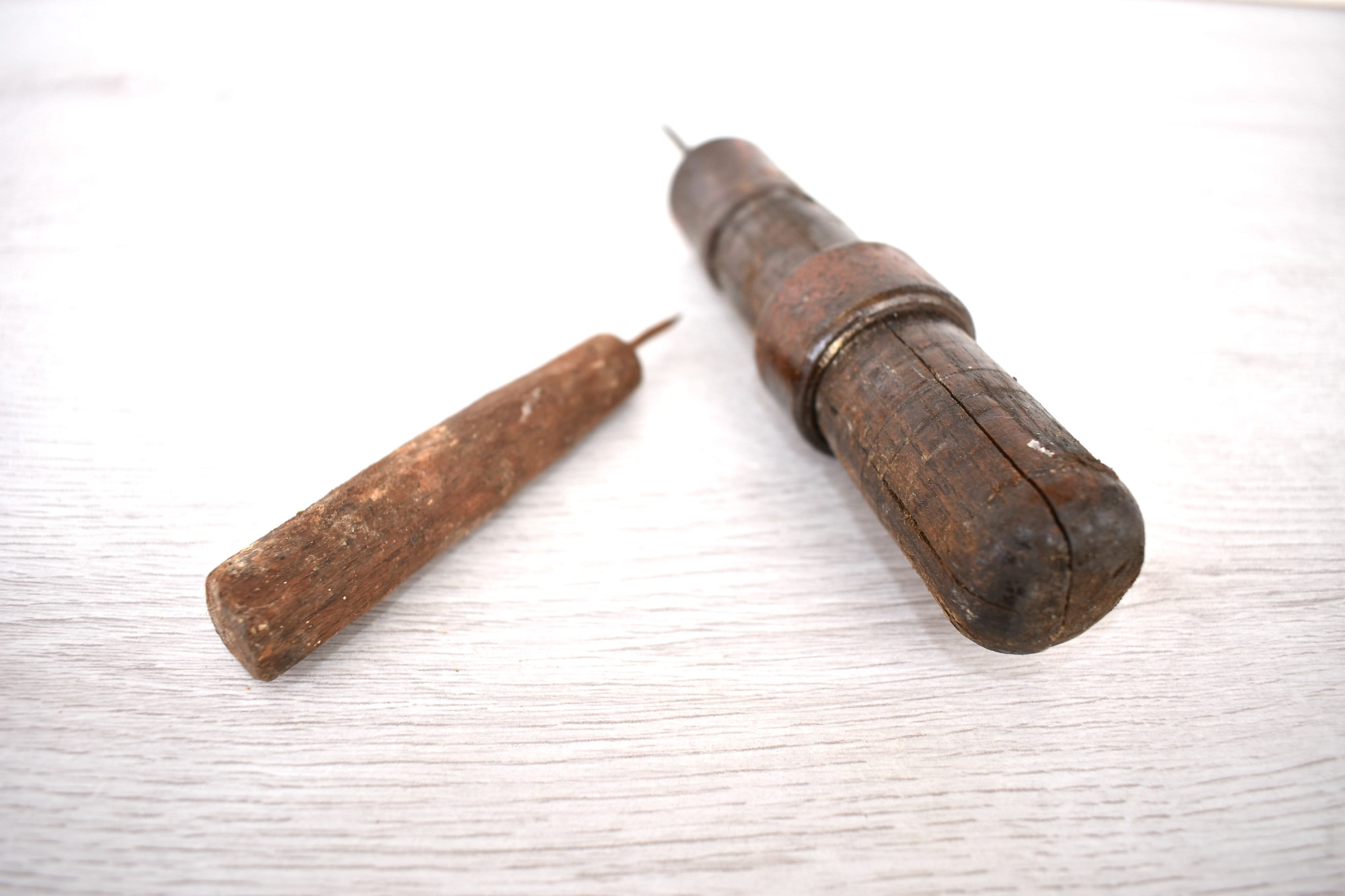 Vintage awls Set of 2 Old Primitive awls Handmade Tools Etsy