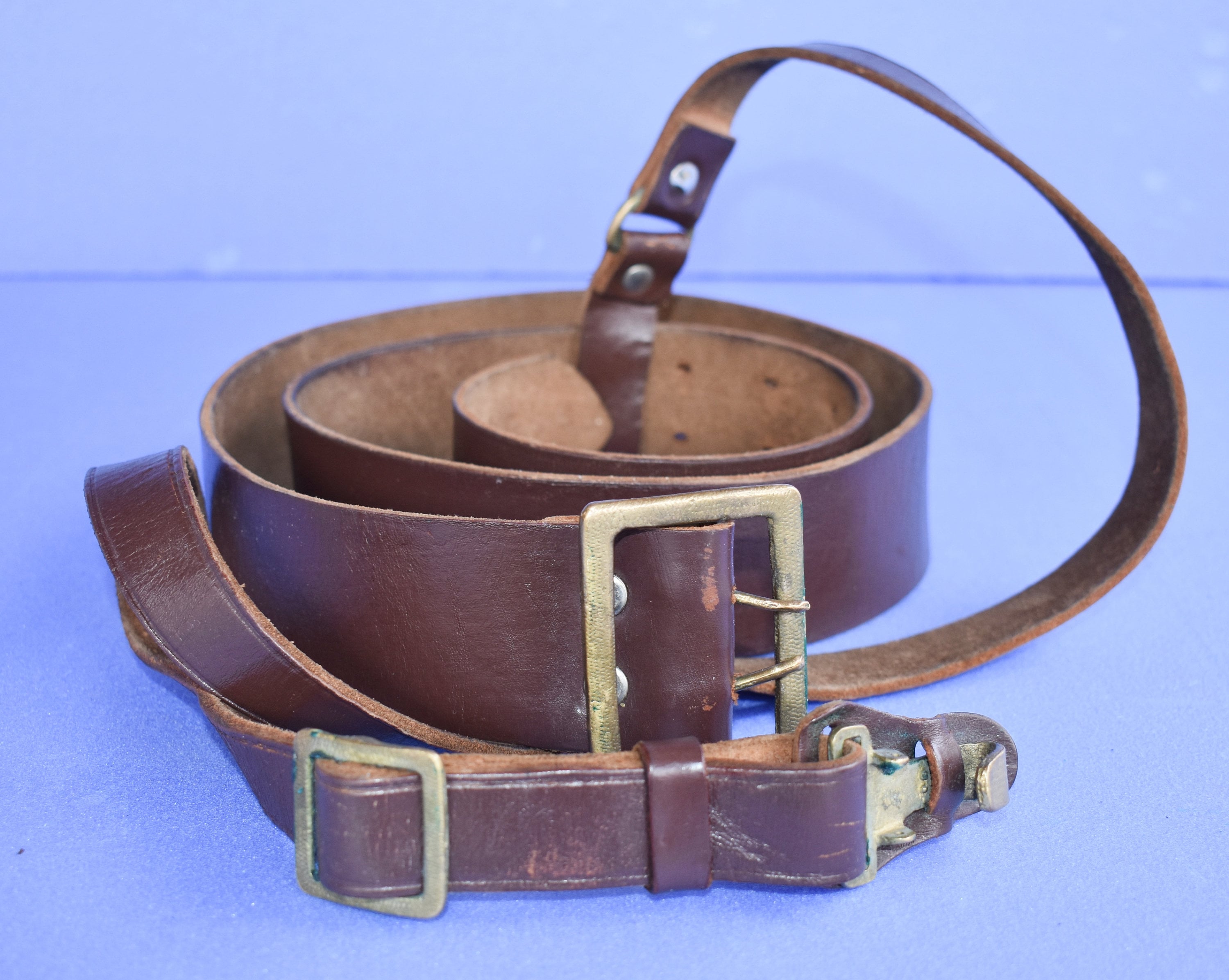 Sam Browne Belt Officer's Military Belt 