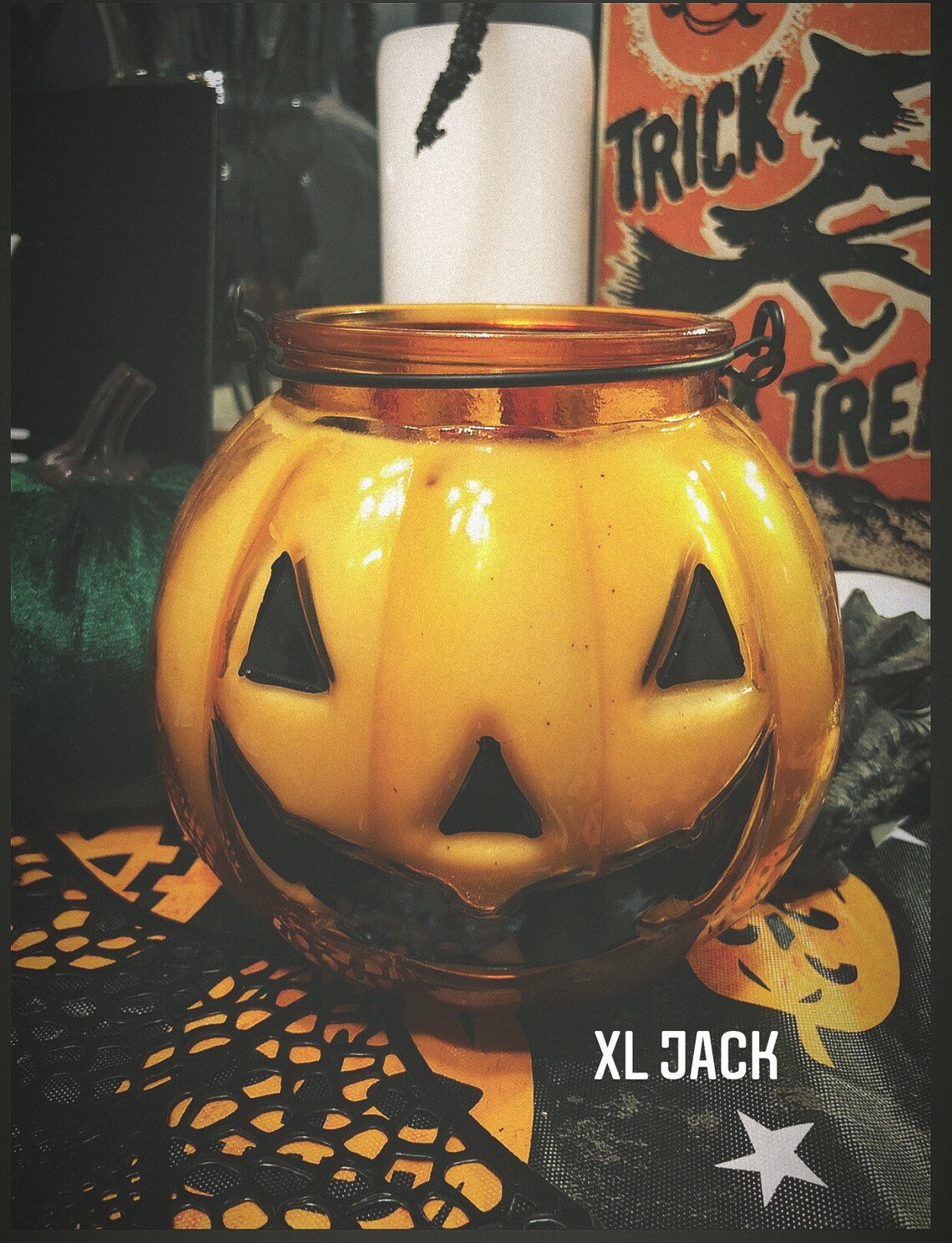 Jack Spellkin Pumpkin Ritual Spell Candle Fire Fang - Etsy