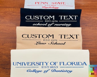 Custom Embroidered Varsity Crewneck Sweatshirt, College University