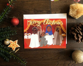 Christmas Nativity Play Individual Card