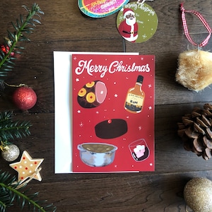 Caraïbisch kersteten Individuele kerstwenskaart