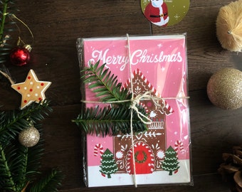 Christmas Cards Pack of Six inc Gift Tags