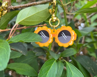 Sunflower Sunglasses -Rahana Banana ~ Summer Keychain