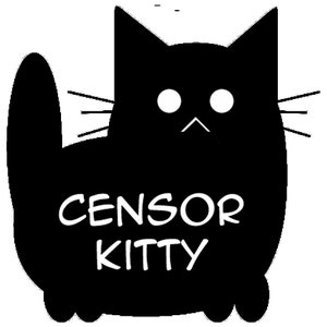 Censor Kitty Sticker