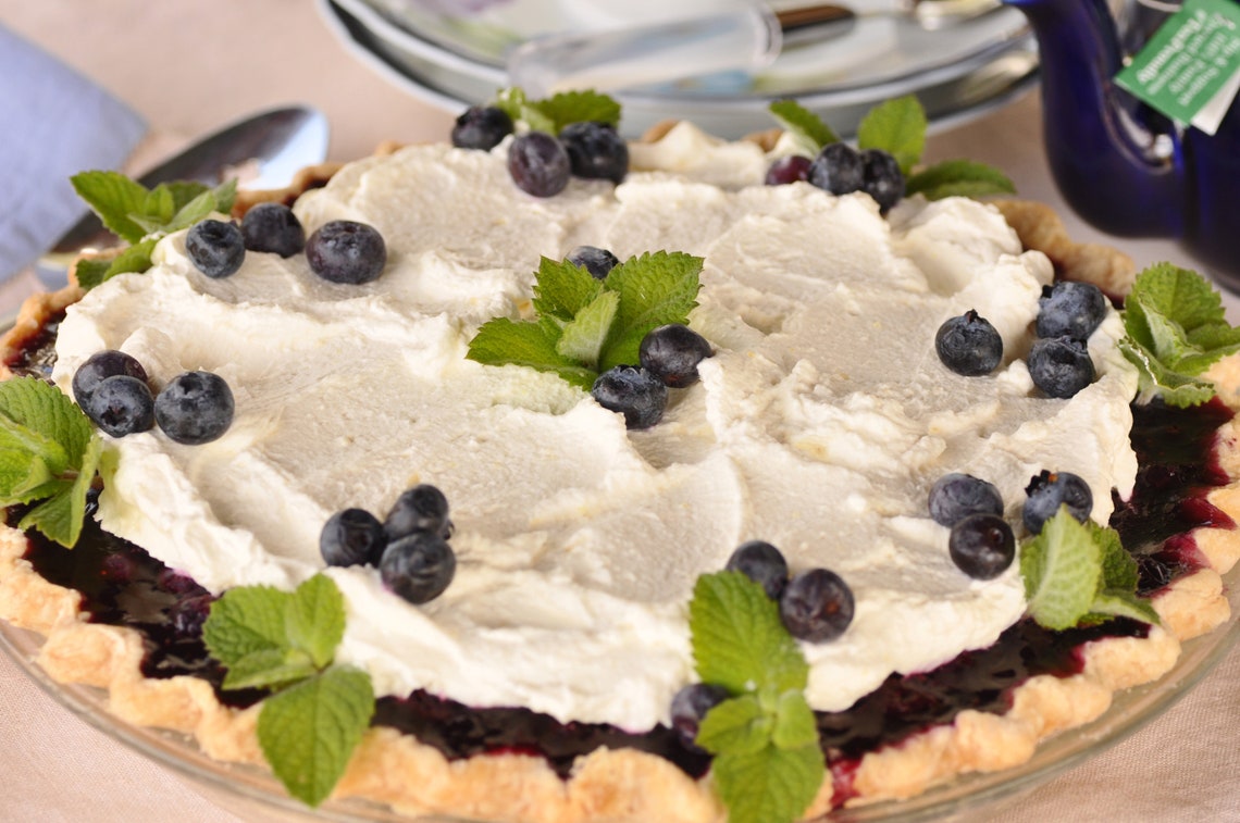 Blueberry Glace Pie