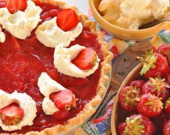 Strawberry Glaze Pie Recipe, Strawberry Glaze Pie, Strawberry Pie Recipe, Strawberry Pie, Pie Recipes