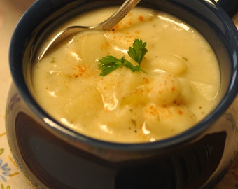 Creamy Country Potato Soup Recipe, Potato Soup Recipe, Vegetarian Potato Soup Recipe