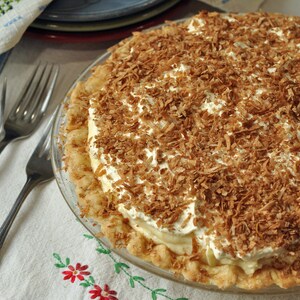 Coconut Chiffon Creme Pie Recipe, Coconut Cream Pie Recipe, Cream Pie Recipes, Digital Coconut Creme Pie Recipe, Printable Cream Pie Recipes
