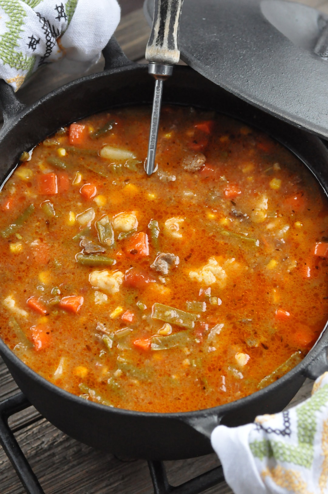 Beef and Vegetable Soup With Dumplings Recipe, Beef and Vegetable Soup