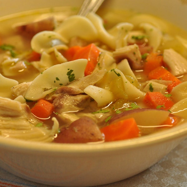 Recette de soupe au poulet et aux nouilles aux légumes, recette de soupe au poulet et aux légumes, recette de soupe au poulet et aux nouilles