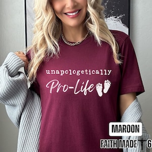 Pro life shirt, Pro life tee, Choose life shirt, human rights shirt, Pro Life Gift, conservative shirt, Catholic shirt, Christian shirt