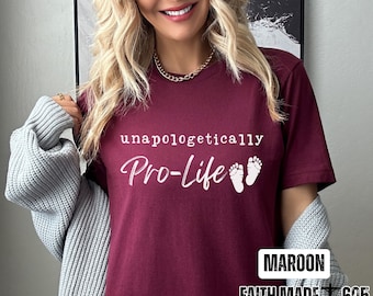 Pro life shirt, Pro life tee, Choose life shirt, human rights shirt, Pro Life Gift, conservative shirt, Catholic shirt, Christian shirt