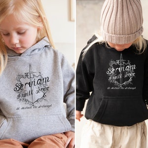 Serviam, I will serve, St. Michael shirt, kids Catholic sweatshirt, Catholic kids shirt, Catholic kids gift, Catholic shirt, Catholic gift,