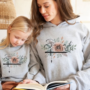 Saint in training, Kids Sweatshirt,Catholic kid, Catholic kids shirt, catholic kids gift, Kids Religious shirt, Christian kids, mommy and me