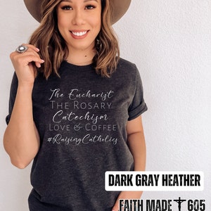 Raising Catholics T-Shirt, Catholic Homeschool Mom Shirt