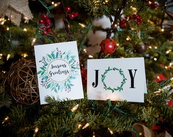 Weihnachtsurlaub Jahreszeitliche Grußkarte(en) mit Umschlag