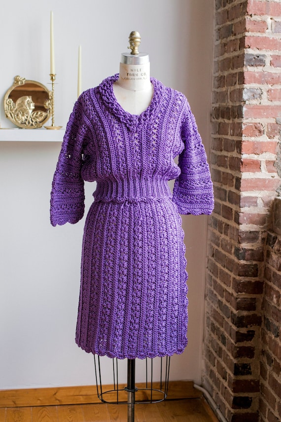 Handmade Crochet Top and Skirt Set