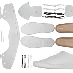 Women&#39;s Craft DIY trainer shoes - White Leather