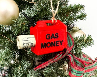 Gas Money Gas Can Christmas Ornament Stocking Stuffer