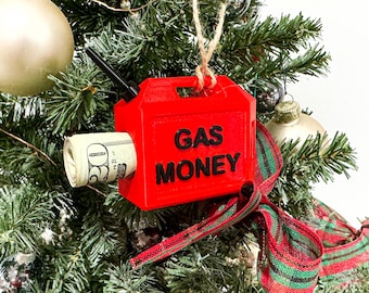 Gas Money Gas Can Christmas Ornament Stocking Stuffer
