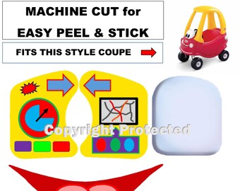 little tikes cozy coupe decals