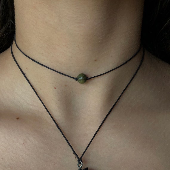 Single bead best sale choker