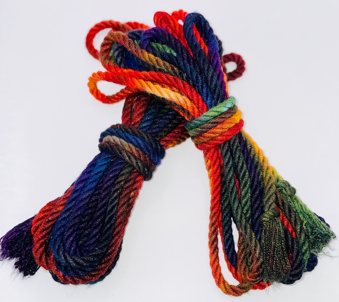 Dark Rainbow Bamboo Shibari Rope - Etsy