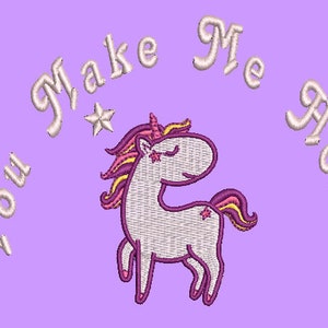 You Make Me Horny Machine Embroidery Design 5x7