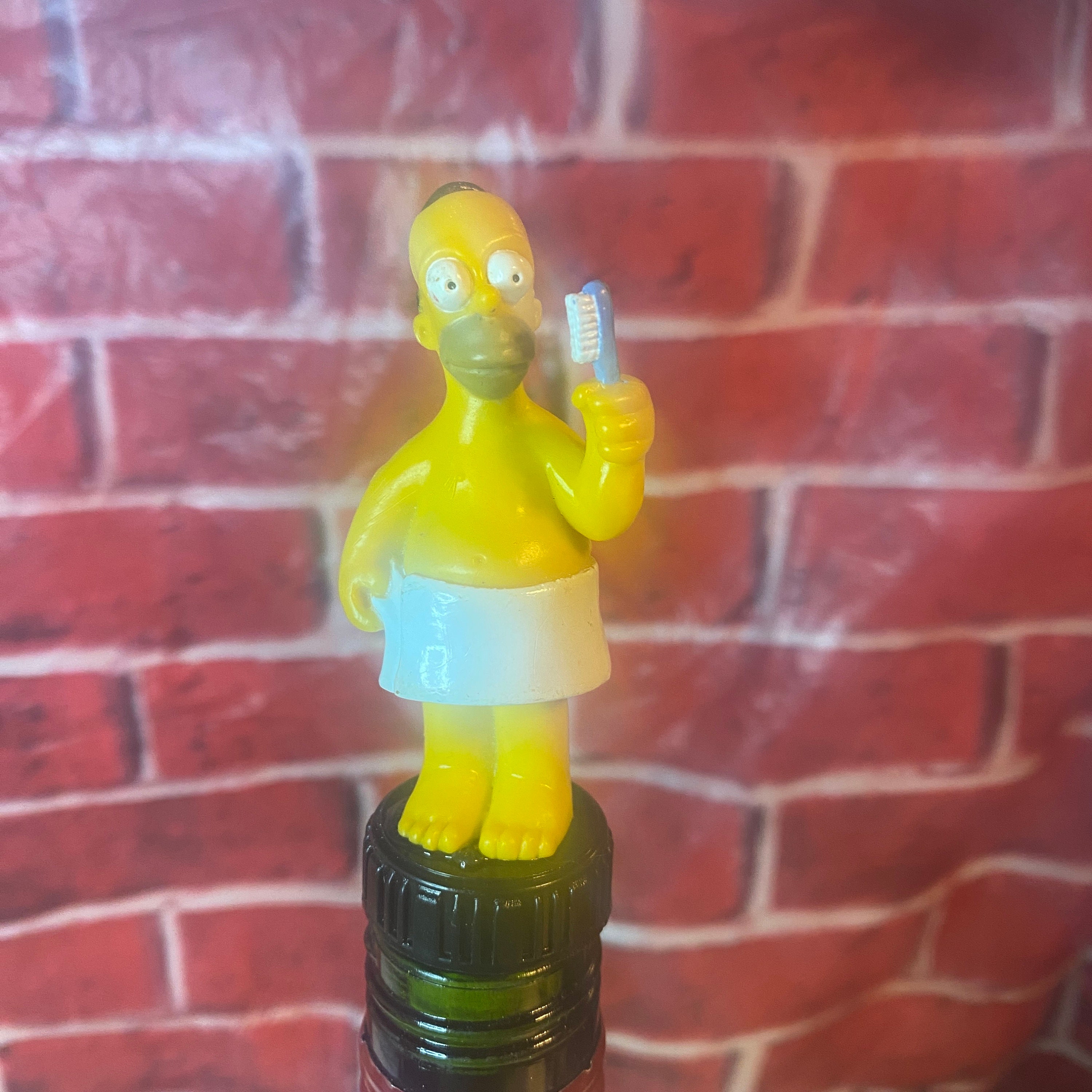 The Simpsons Bathroom Homer Simpson Wine Bottle Cork Etsy