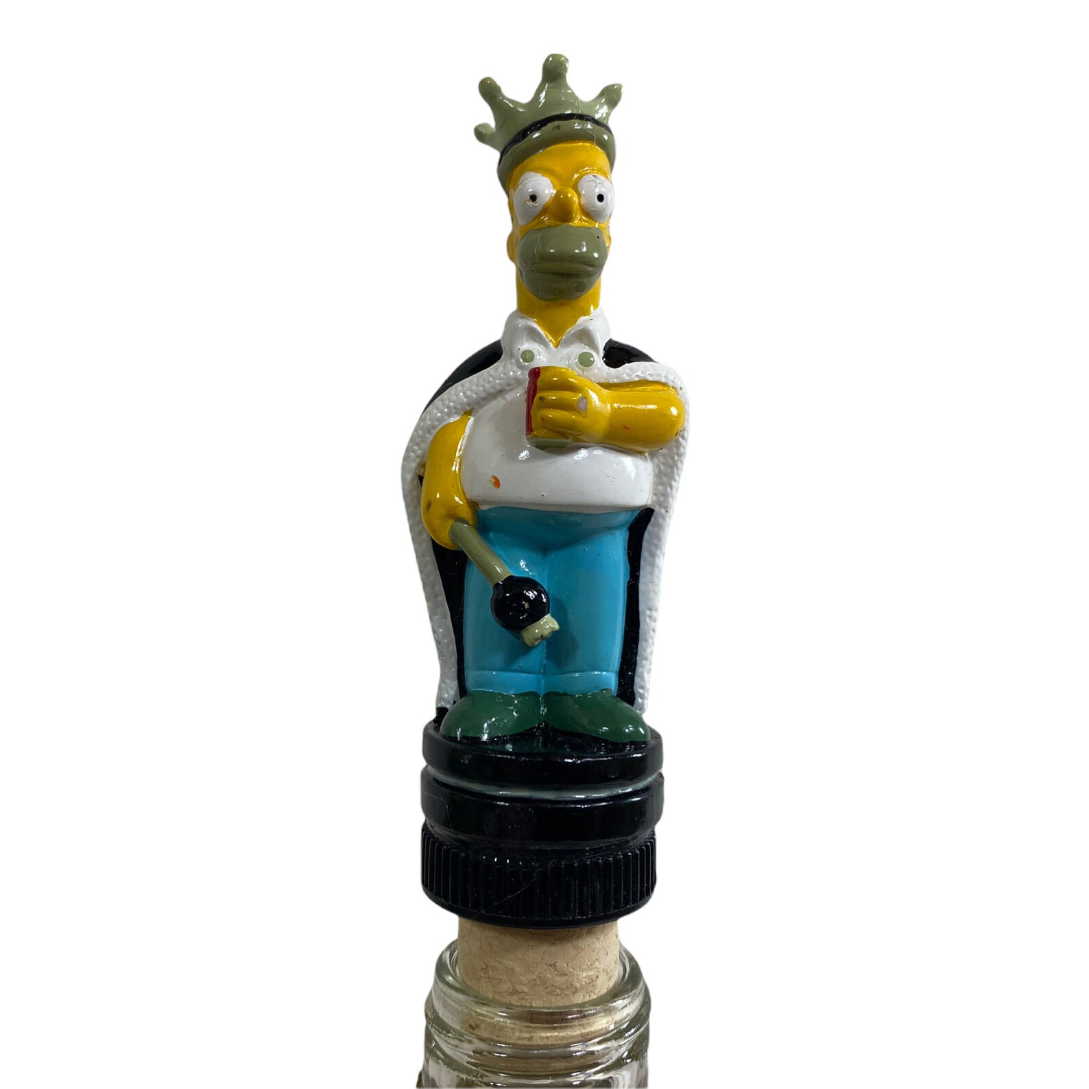 Homer Simpson Wine Stopper the Simpsons Bottle Cork Etsy