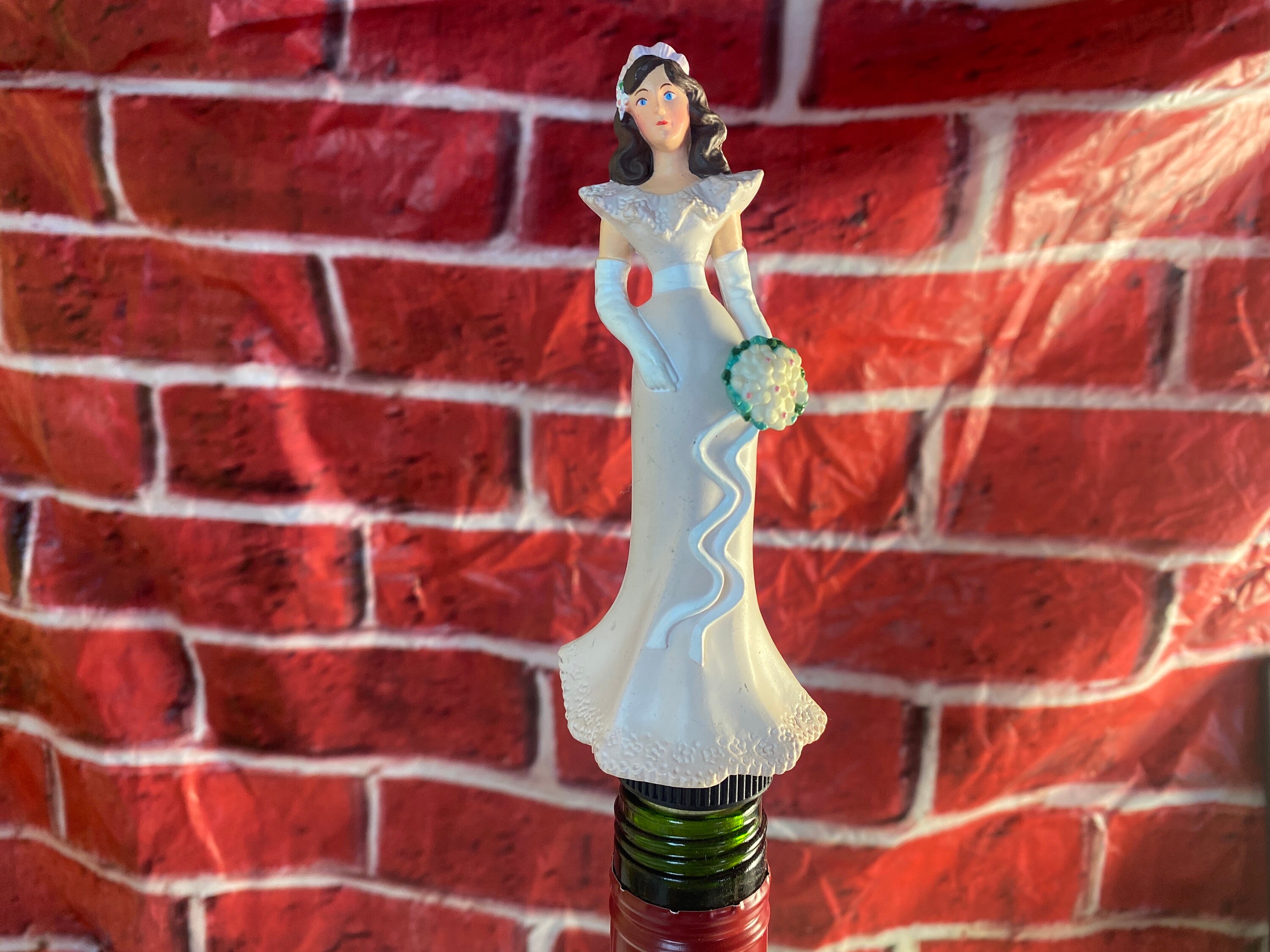 Bride and Groom Vintage Wine Stopper Set Bottle Cork Etsy