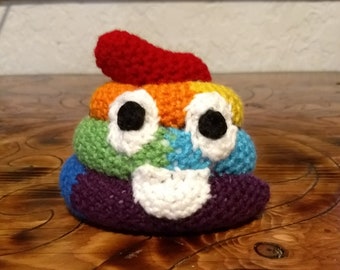 PDF Pattern Abby's Rainbow Poop Emoji