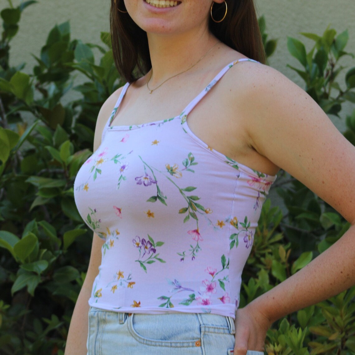 Floral Tank Top Etsy