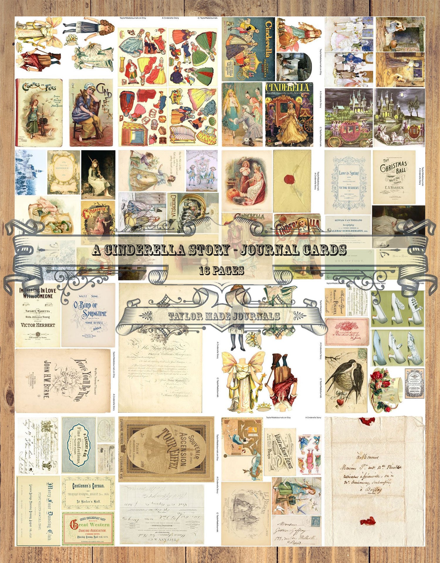 Graphics Clip Art Scrapbooking Pack Vintage Children/ Kids Picture