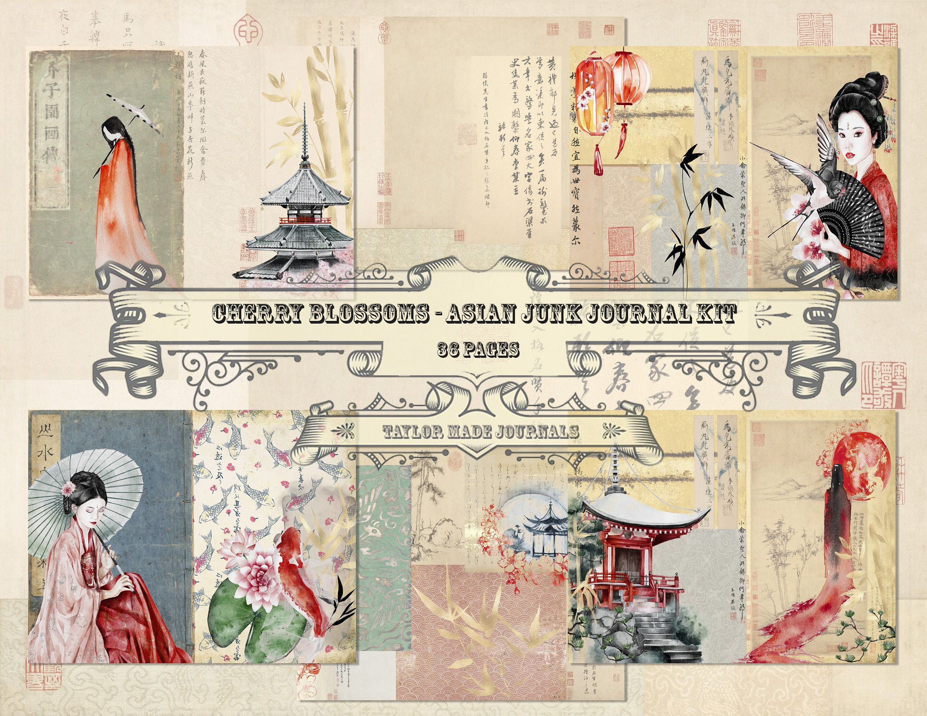 Japan Junk Journal - Etsy