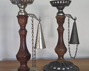 Vintage Dilly kandelaars met snuit