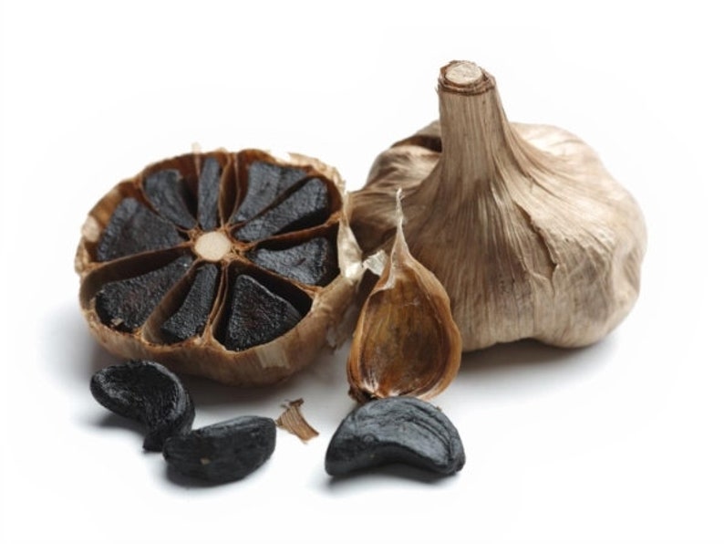 3 Black Garlic Heads fermented for Eating..not Planting Etsy