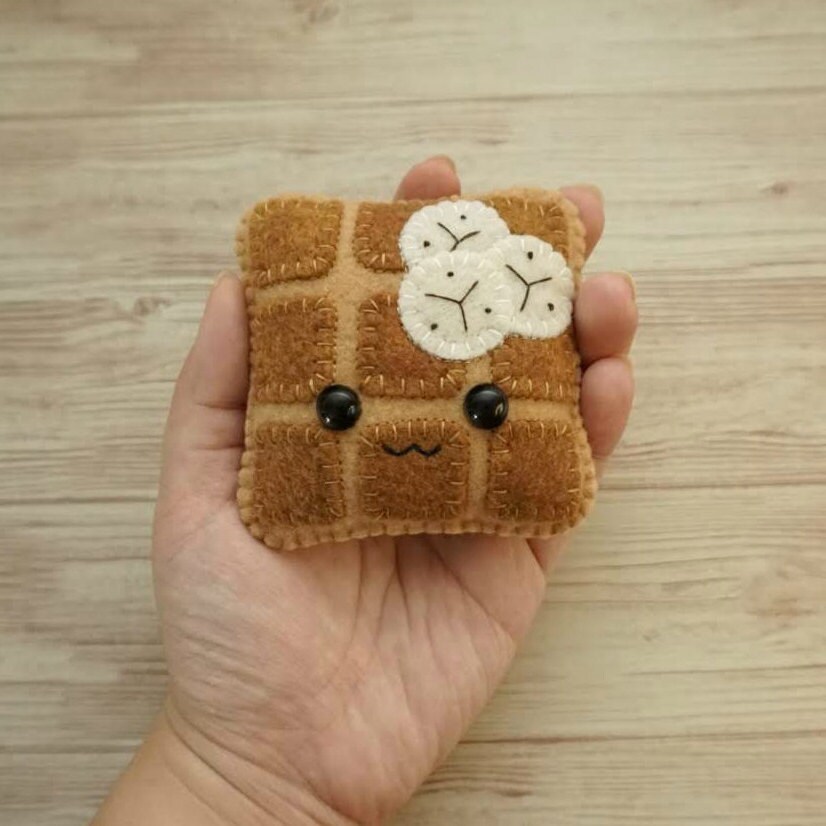 Kawaii Plush Waffle Set / Plush Food / Plushies / Cute Gifts / | Etsy