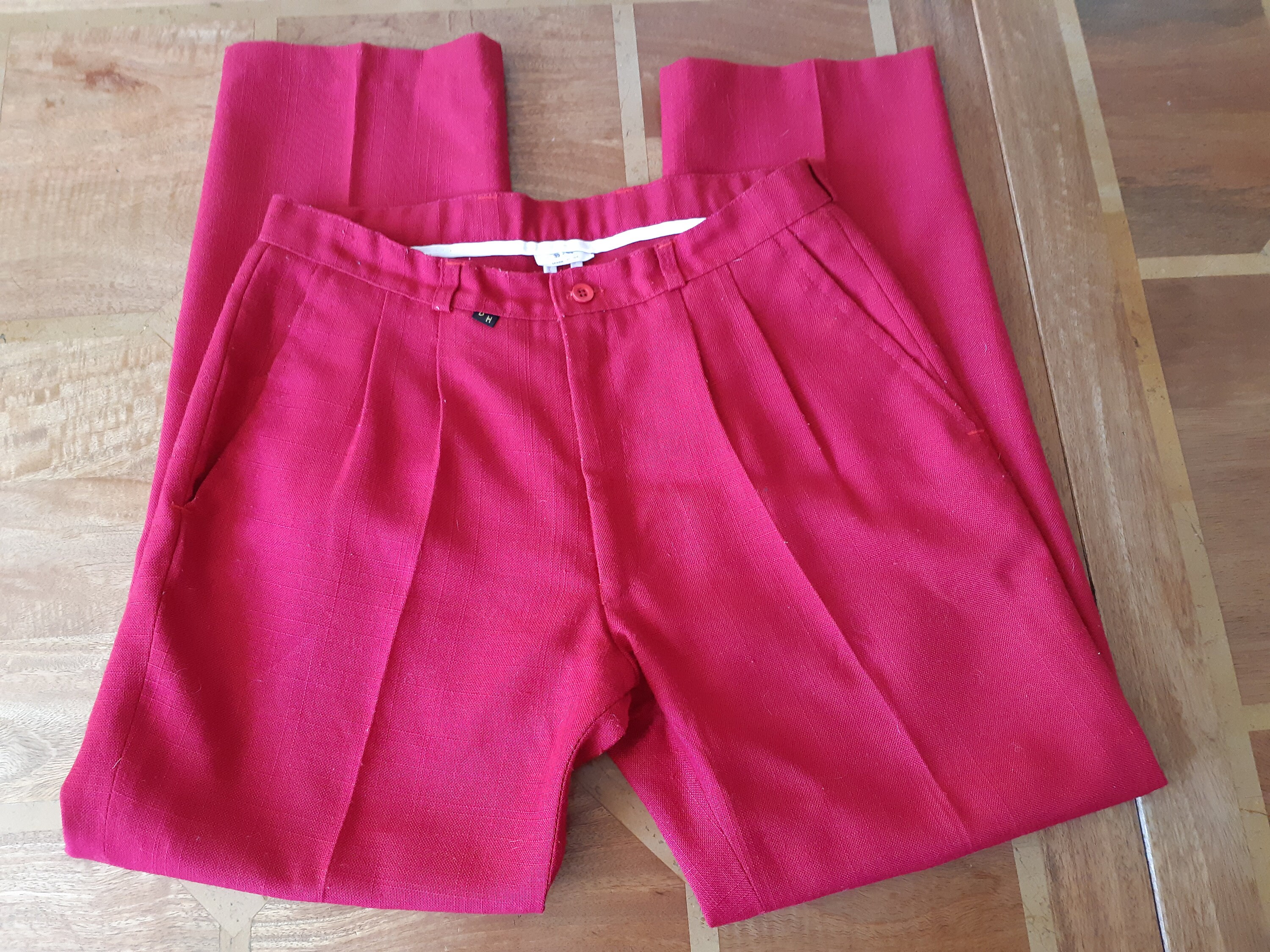Moygashel Deer Hunter Vintage 1950s Red Cropped Woven Trousers Etsy Moygashel Deer Hunter Vintage 1950s Red Cropped Woven Trousers Etsy