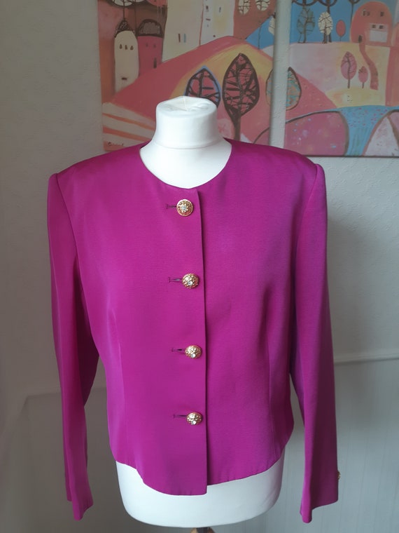 hot pink short jacket