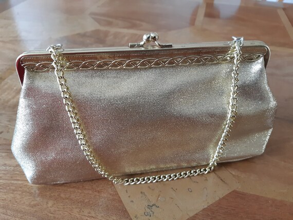 clarks gold bag